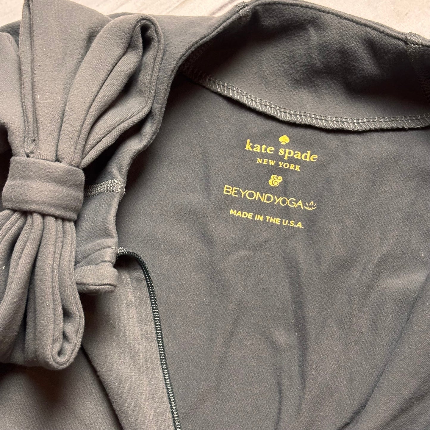 Athletic Jacket By Beyond Yoga In Grey, Size: L