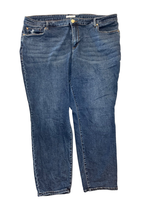 Jeans Straight By Sts Blue In Blue Denim, Size:24
