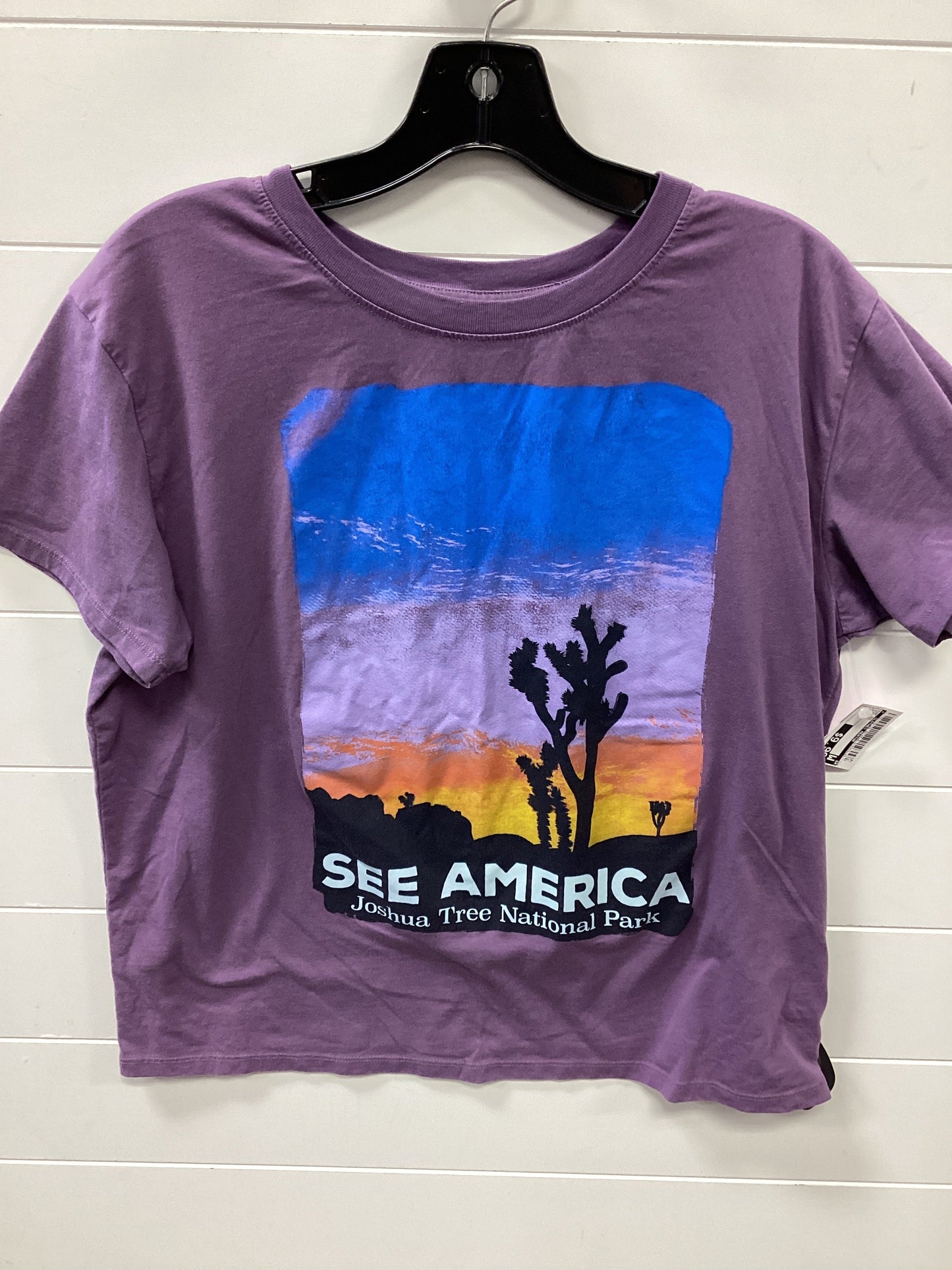 Top Ss By Clothes Mentor In Purple, Size:M