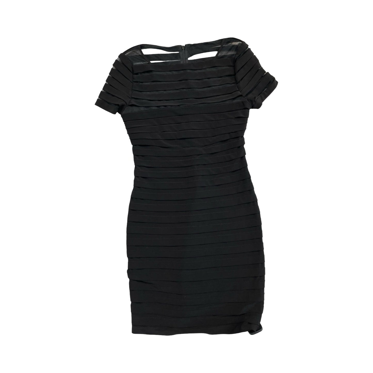 Dress Casual Midi By Adrianna Papell In Black, Size:2P