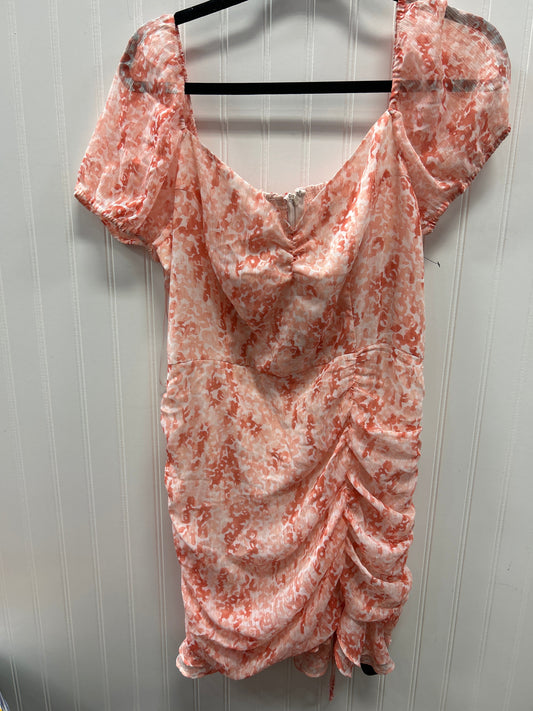 Dress Casual Midi By Bar Iii In Pink, Size:Xl