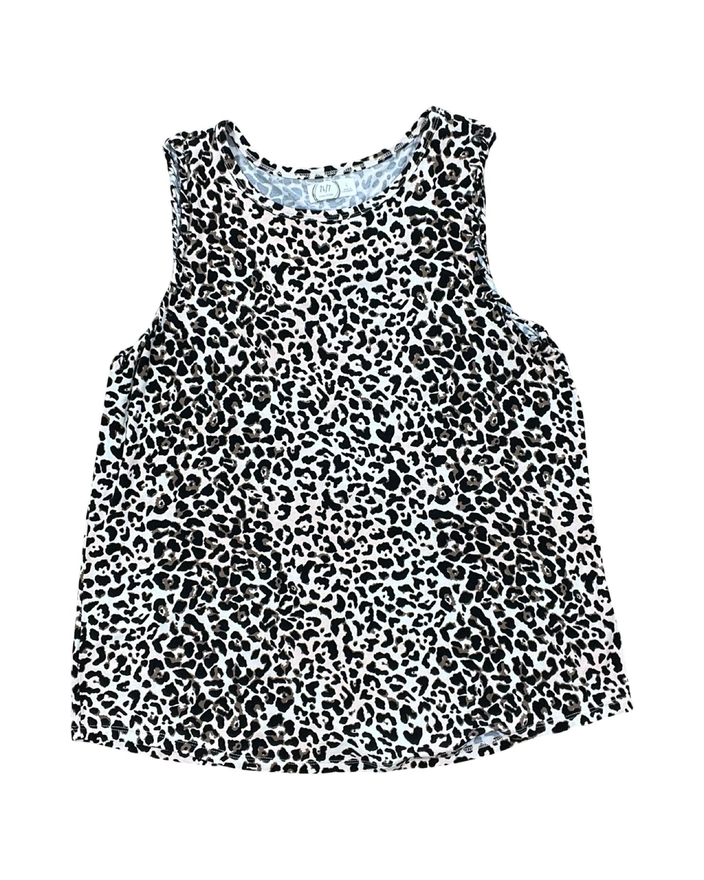 Top Sleeveless By Maurices In Black & Tan, Size:L