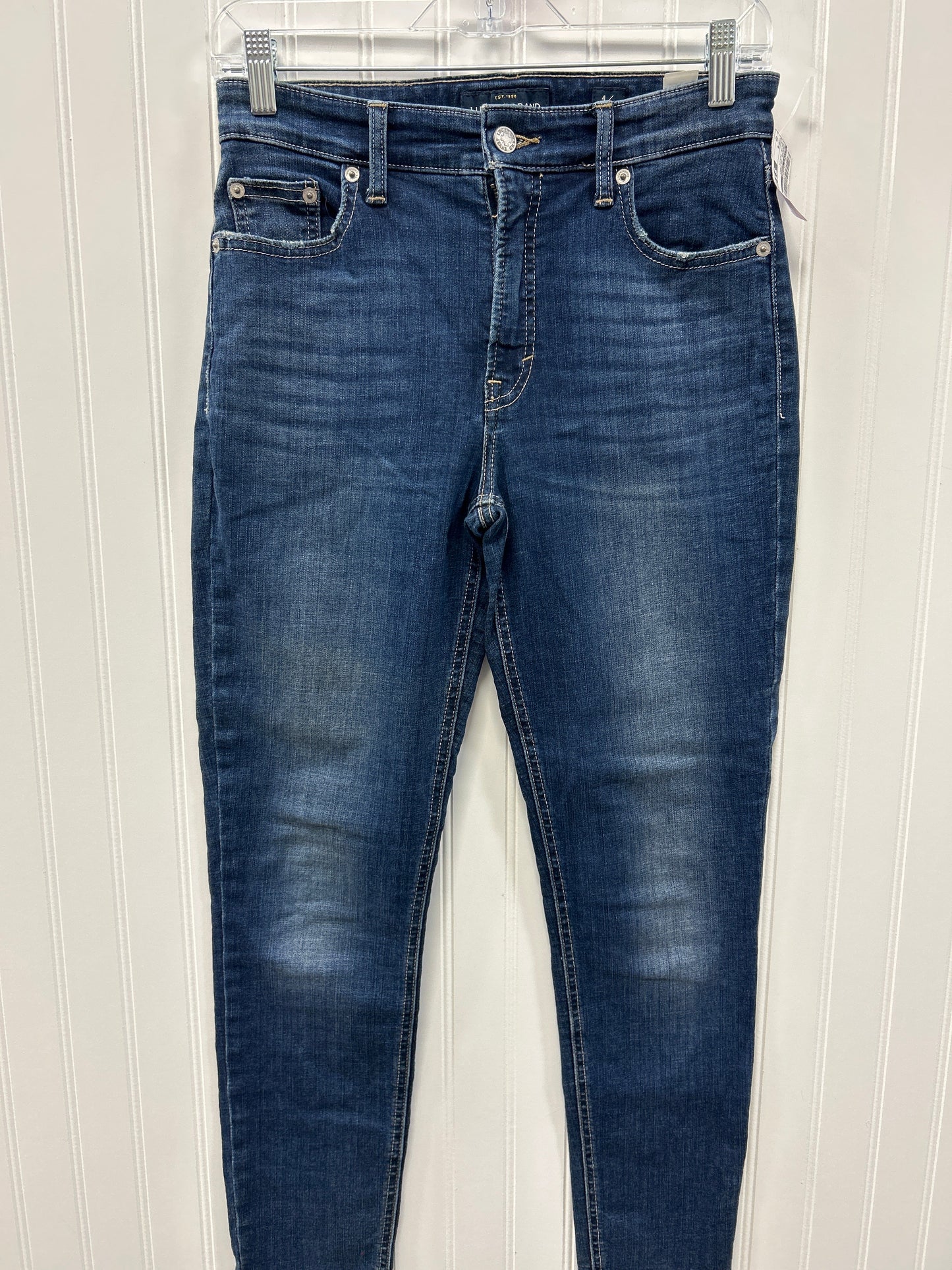 Jeans Skinny By Lucky Brand In Blue Denim, Size:4