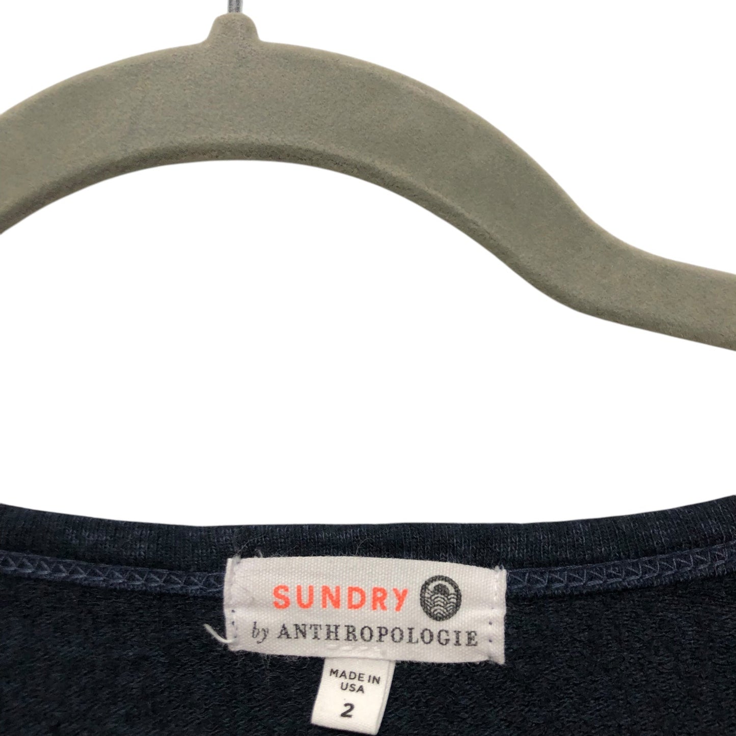 Top Ls By Sundry In Navy, Size:2