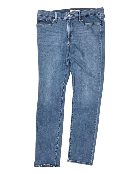 Jeans Straight By Levis In Blue, Size:16