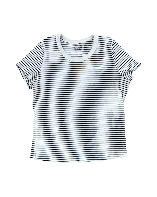 Top Ss By Maurices In Black & White, Size:2X
