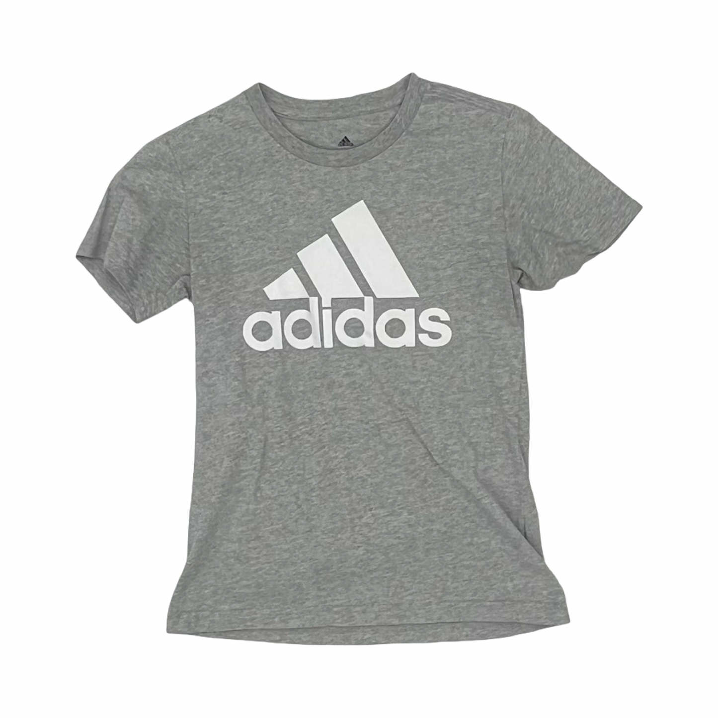 Athletic Top Ss By Adidas In Grey, Size:Xs