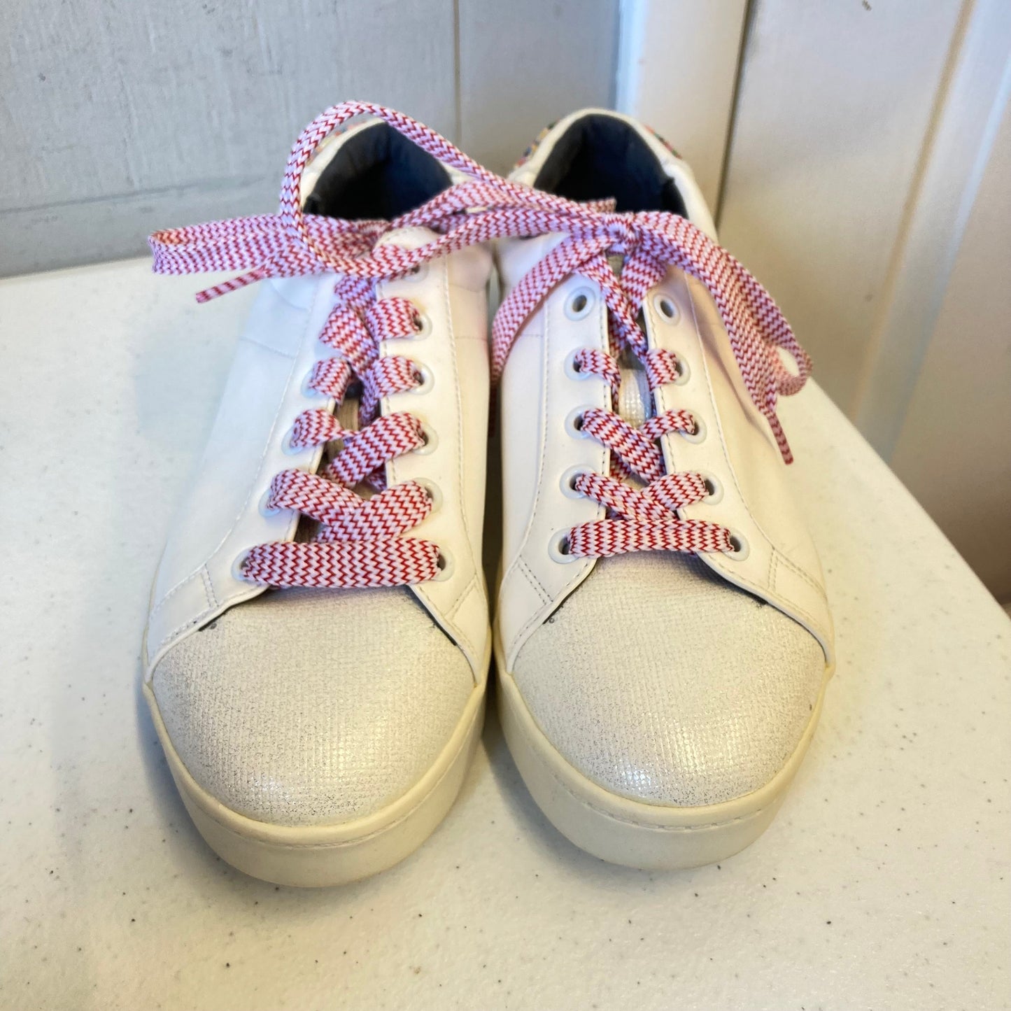Shoes Athletic By Circus By Sam Edelman In White, Size:7.5