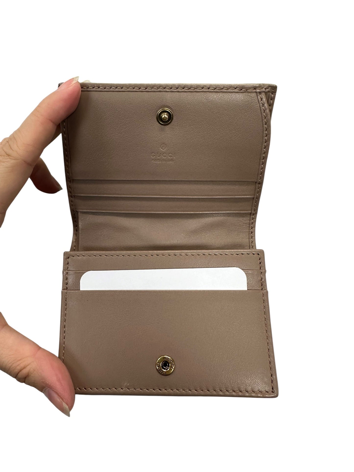 Wallet Designer By Gucci In Tan, Size:Small