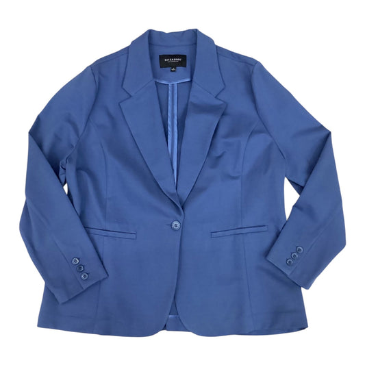 Blazer By Liverpool In Blue, Size:1X