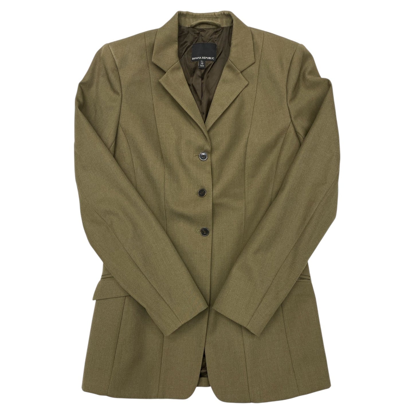 Blazer By Banana Republic In Brown, Size:10