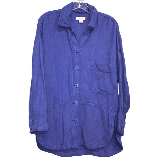 Top Ls By Maeve In Blue, Size:Xs