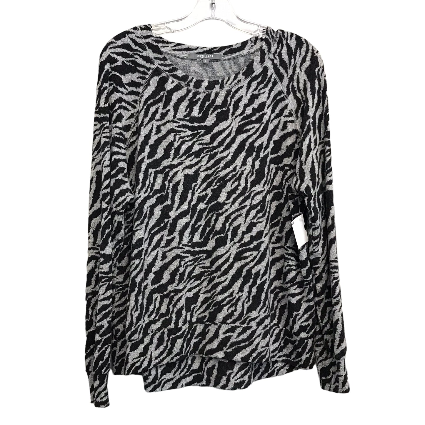 ZEBRA PRINT TOP LS by COIN 1804 Size:L