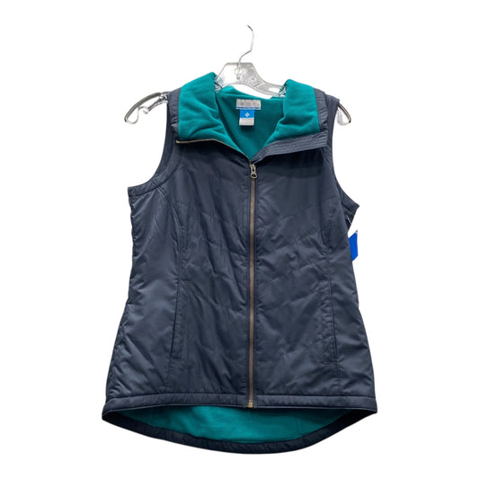 Vest Puffer & Quilted By Columbia In Blue & Green, Size:S