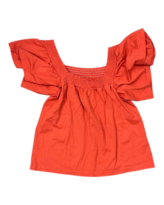 Top Ss By J. Crew In Orange, Size:S