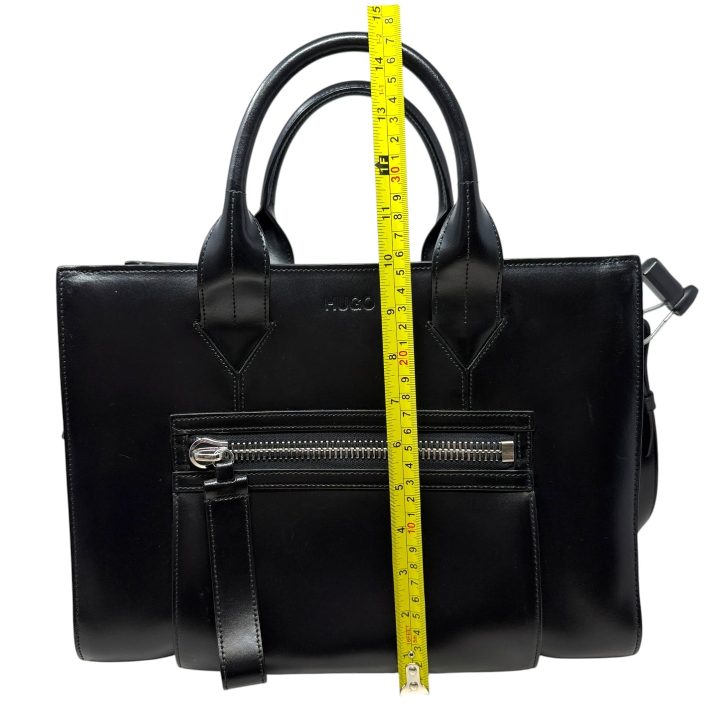 Valentine Leather Shopper Bag By Hugo Boss, Size: Medium