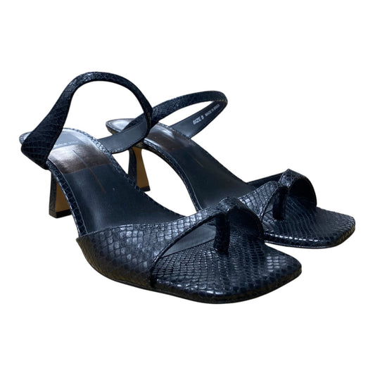 Sandals Heels Kitten By Dolce Vita In Black, Size:8