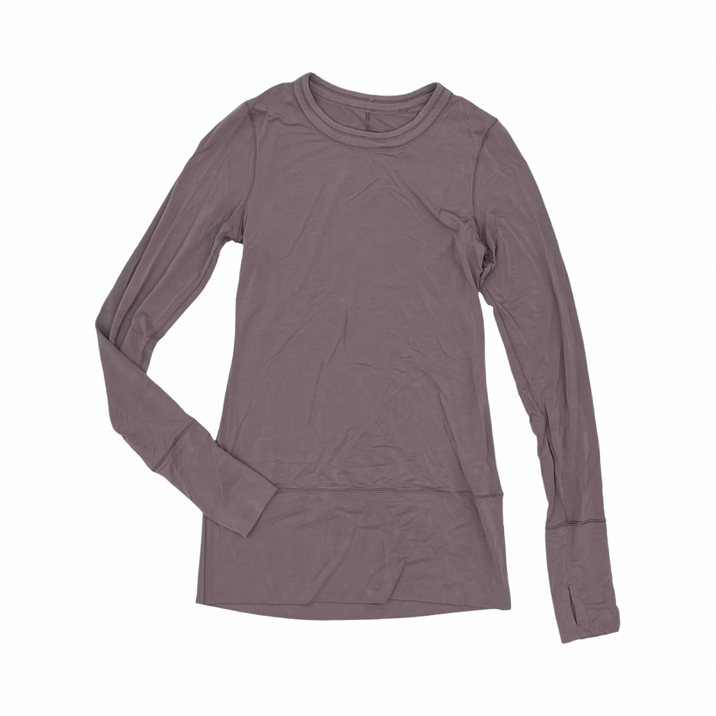 Athletic Top Ls Crewneck By Lululemon In Purple, Size:S