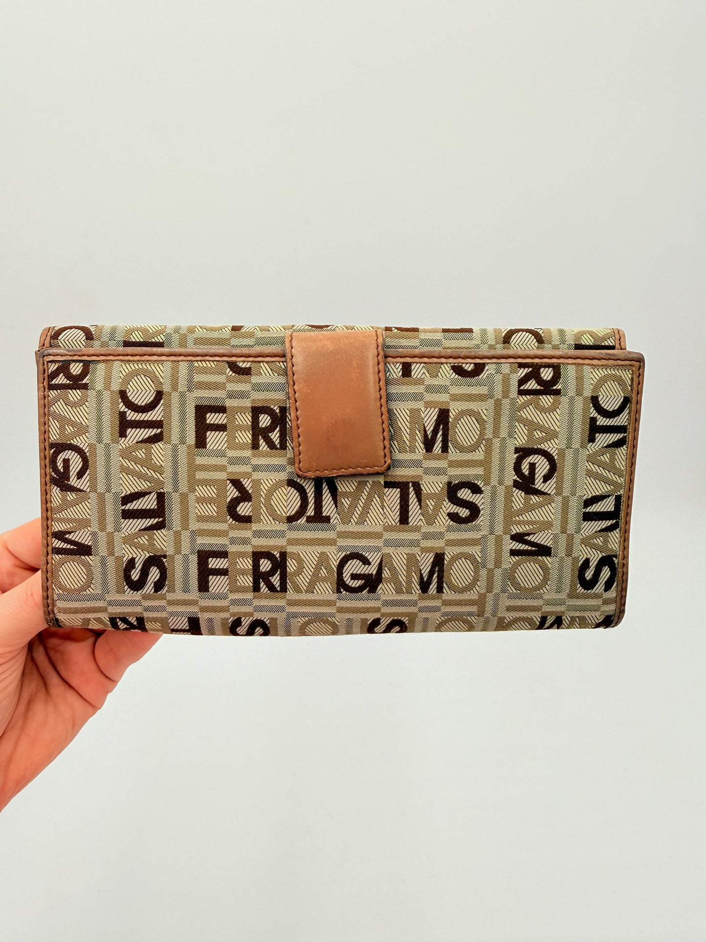 Wallet Designer By Salvatore Ferragamo, Size: Medium