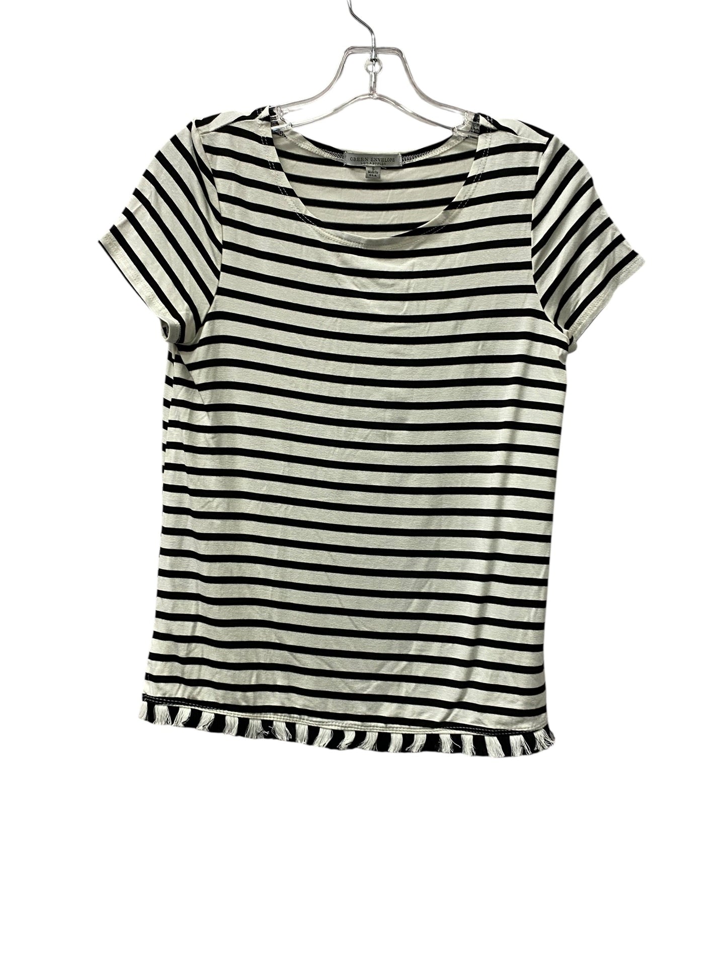 Top Ss By Green Envelope In White, Size:S