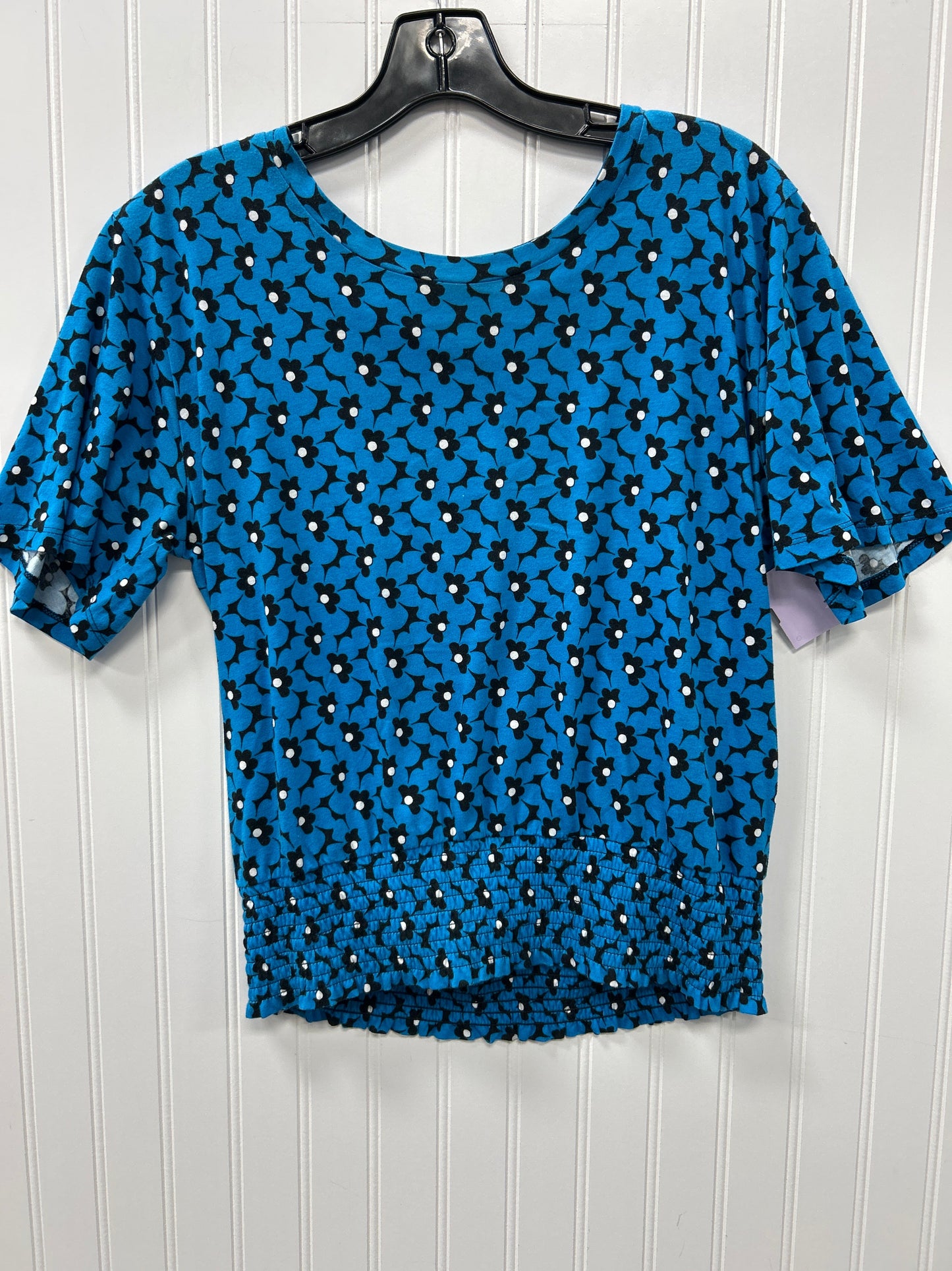 Top Ss By Michael By Michael Kors In Blue, Size:M