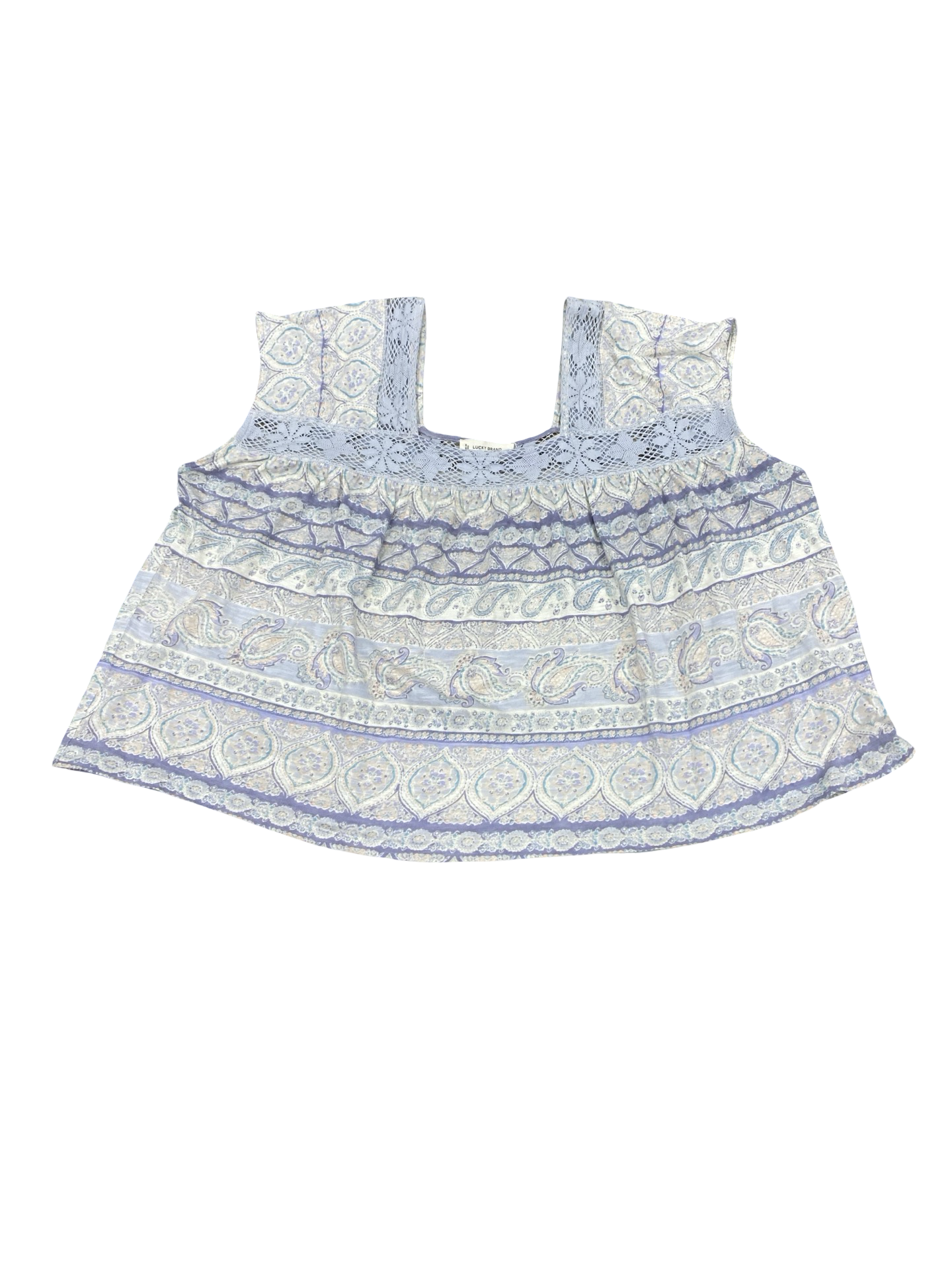 Top Sleeveless By Lucky Brand In Multi, Size:M