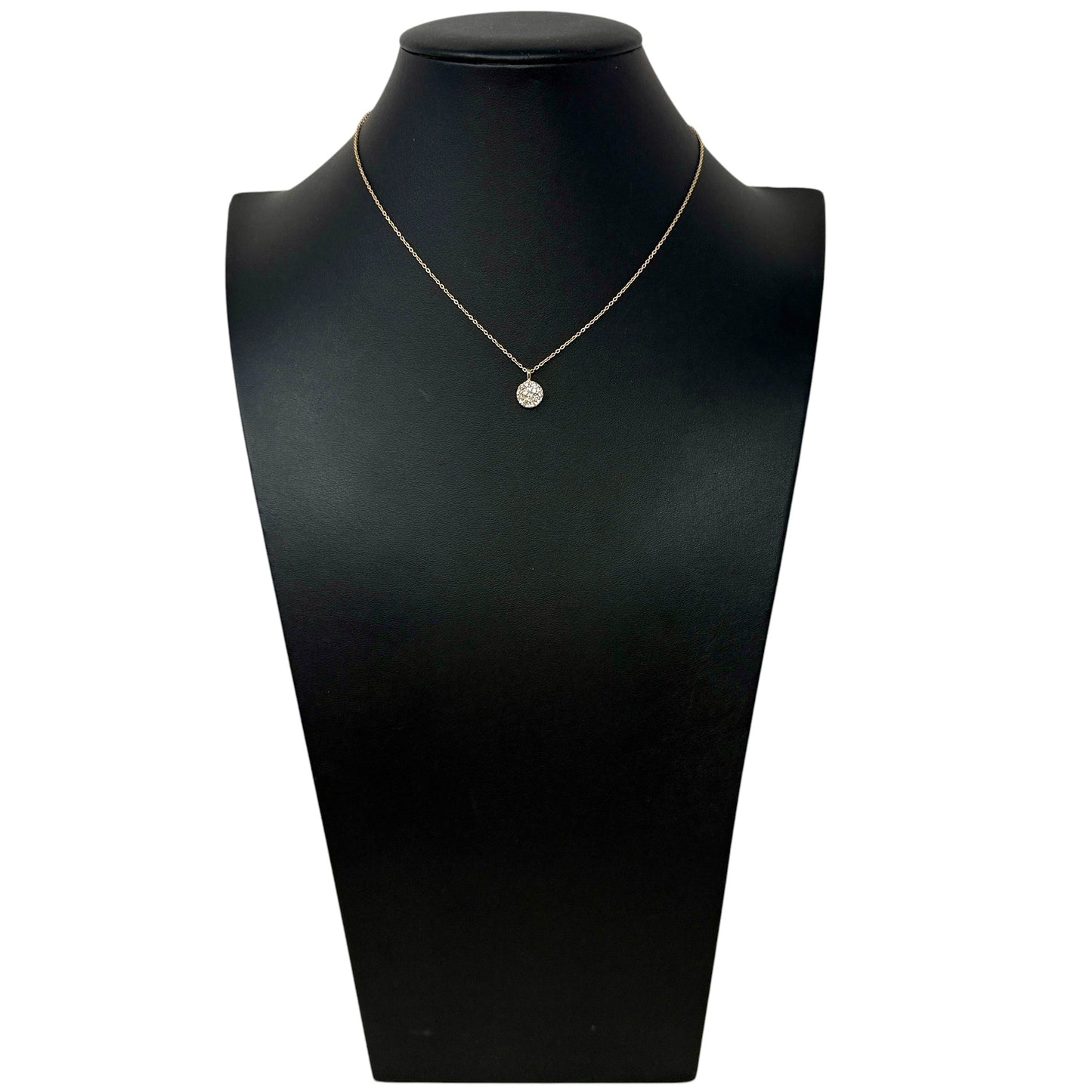 Pavé Circle Pendant Necklace Designer By Lilly Pulitzer