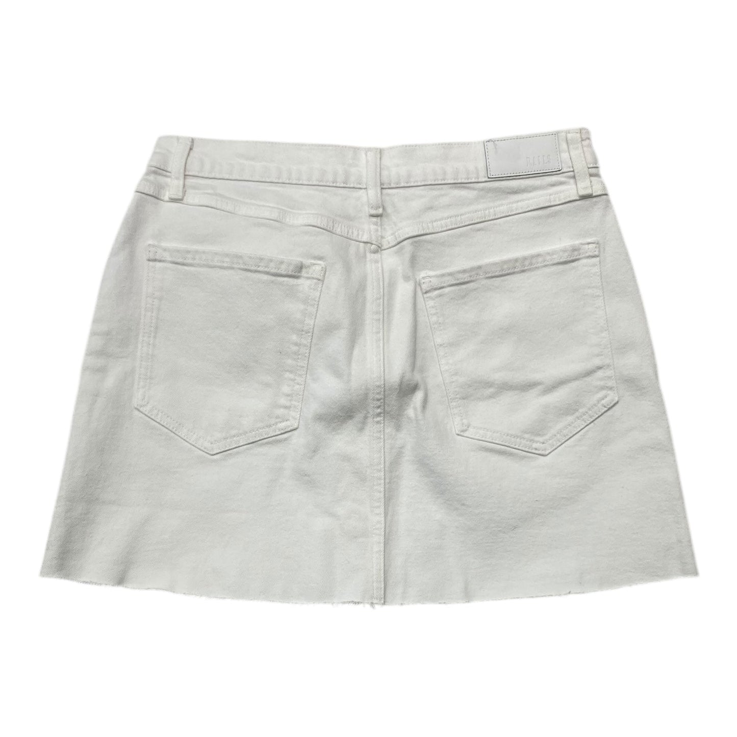 Skirt Mini & Short By Rails In White Denim, Size:10
