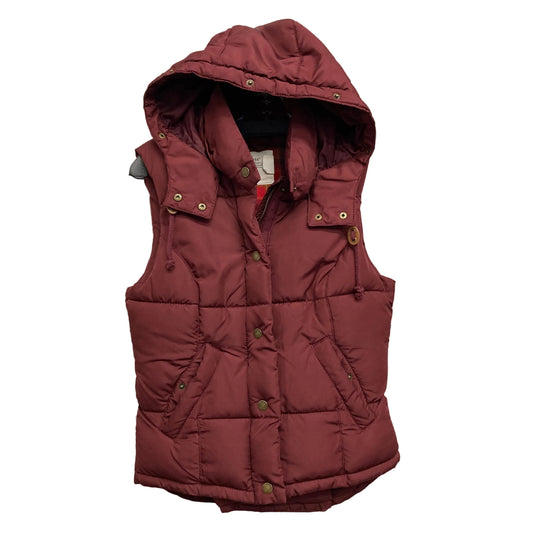 Vest Puffer & Quilted By Logg In Red, Size:S