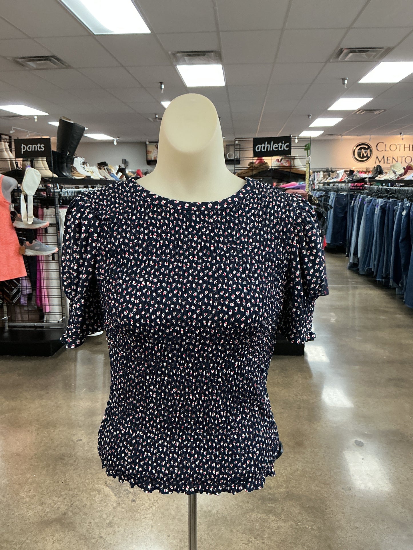 Top Ss By Time And Tru In Navy, Size:Xs