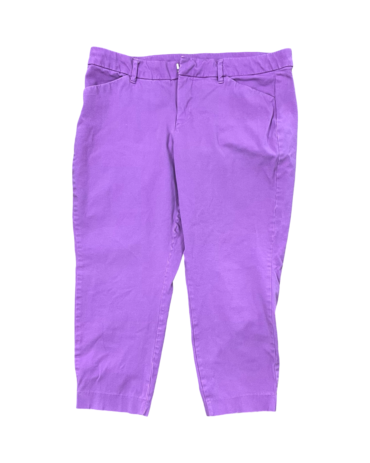 Pants Cropped By Old Navy In Purple, Size:18