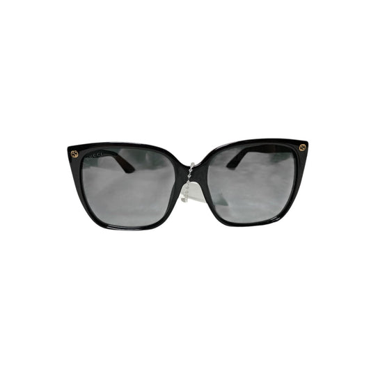 Sunglasses Luxury Designer By Gucci In Black