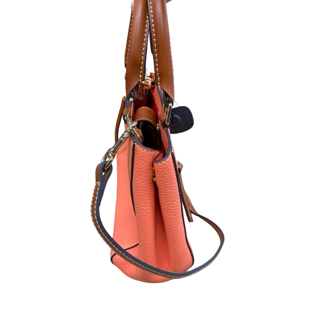 Handbag Designer By Dooney And Bourke In Coral, Size:Small
