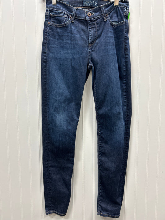 Jeans Jeggings By Lucky Brand In Blue Denim, Size:6