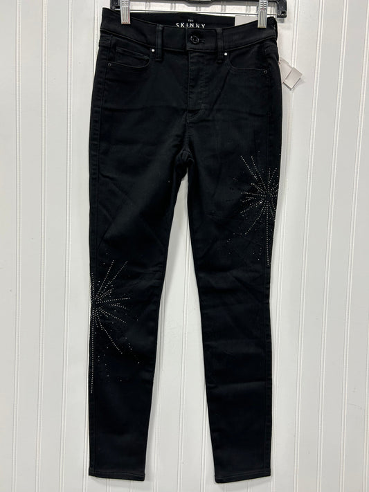 Jeans Skinny By White House Black Market In Black Denim, Size:0
