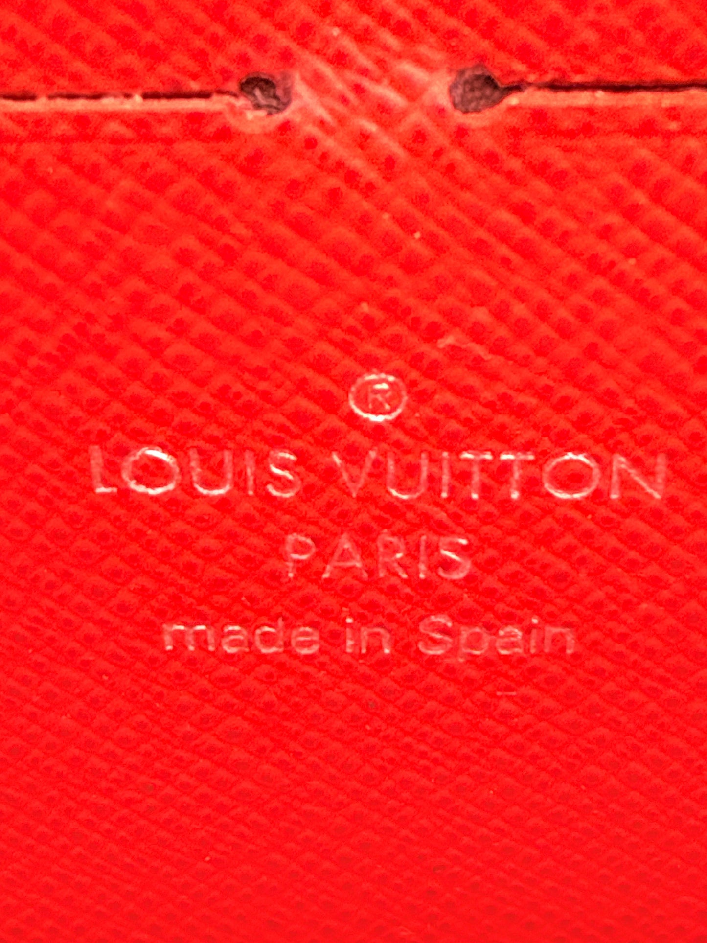 Wallet Luxury Designer By Louis Vuitton In Red, Size:Medium