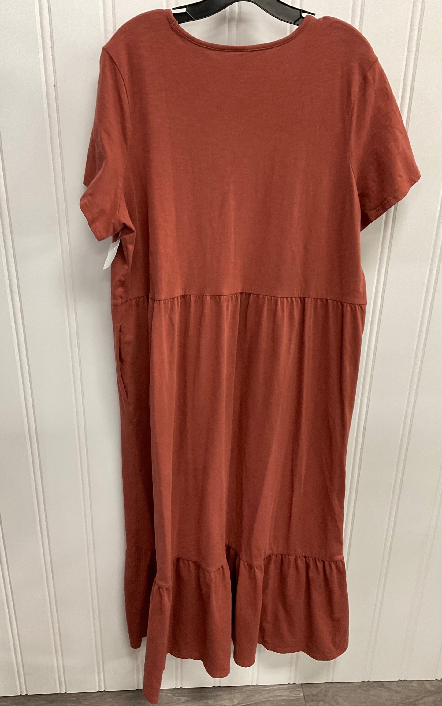 Dress Casual Maxi By Old Navy In Orange, Size:Xxl