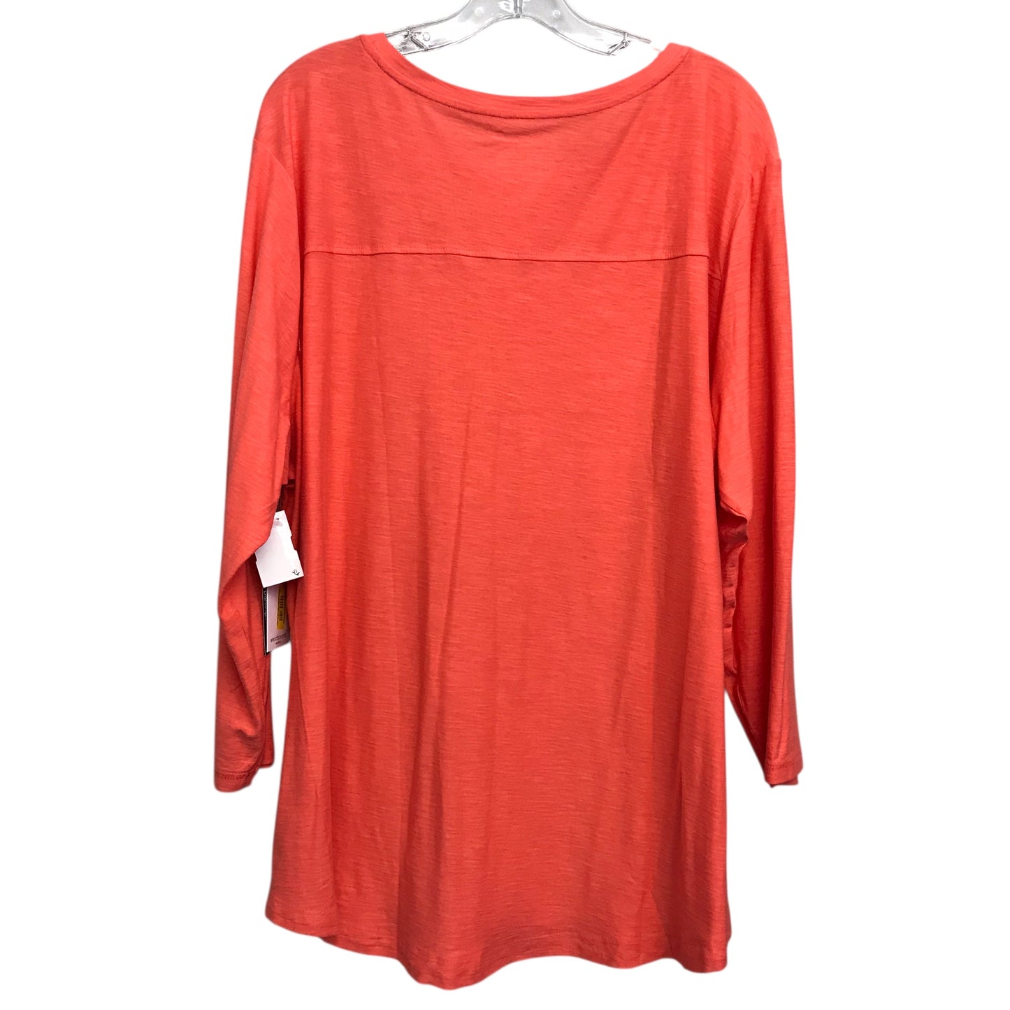 Top Ls Basic By West Bound In Orange, Size:2X
