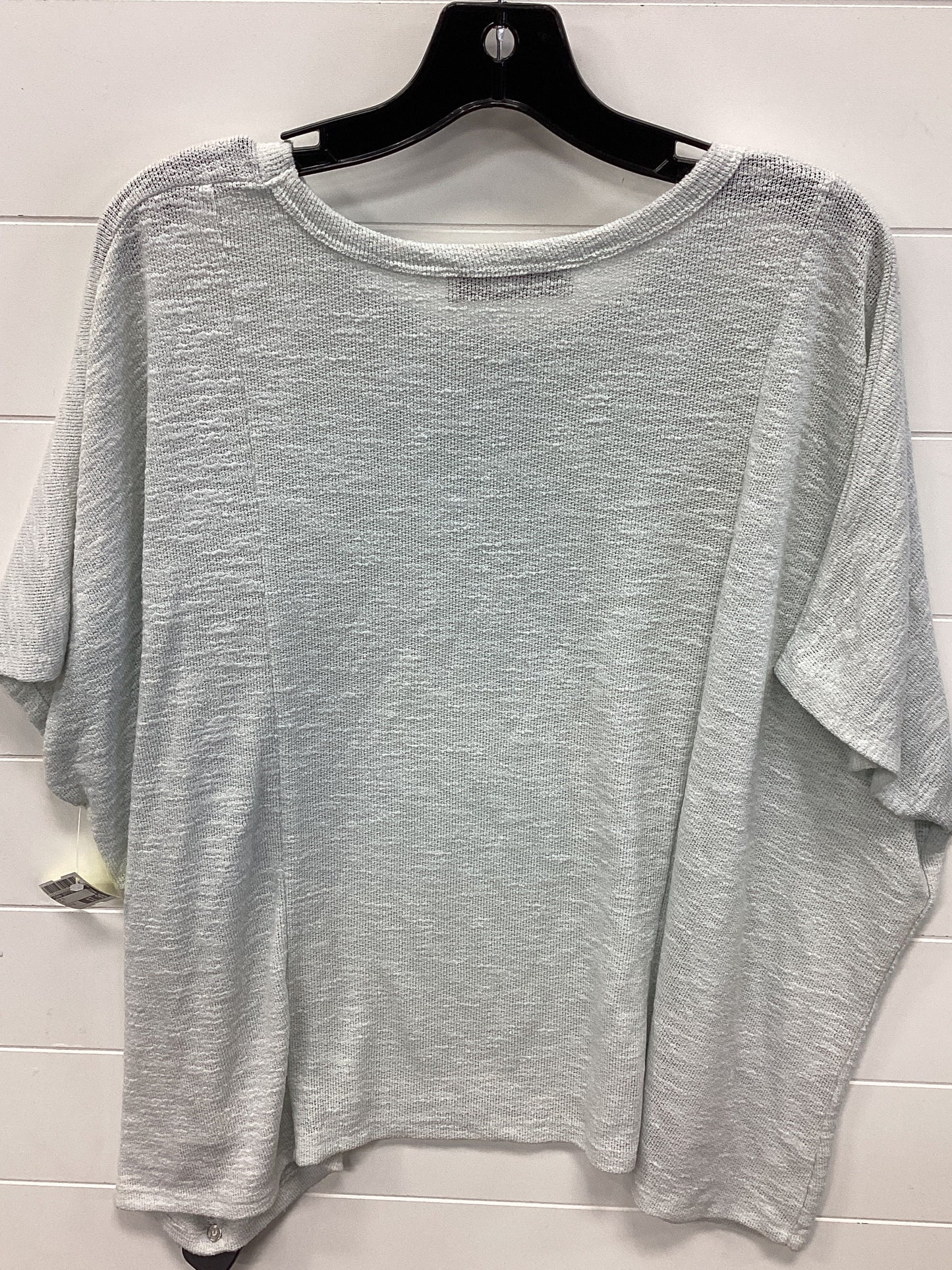 Top Ss By Zenana Outfitters In Grey, Size:1X