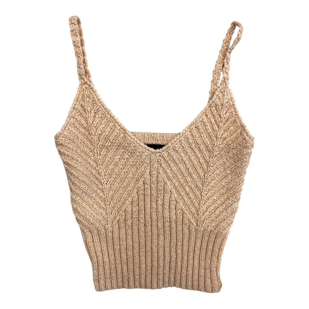 Top Sleeveless By J. Crew In Peach, Size:Xs