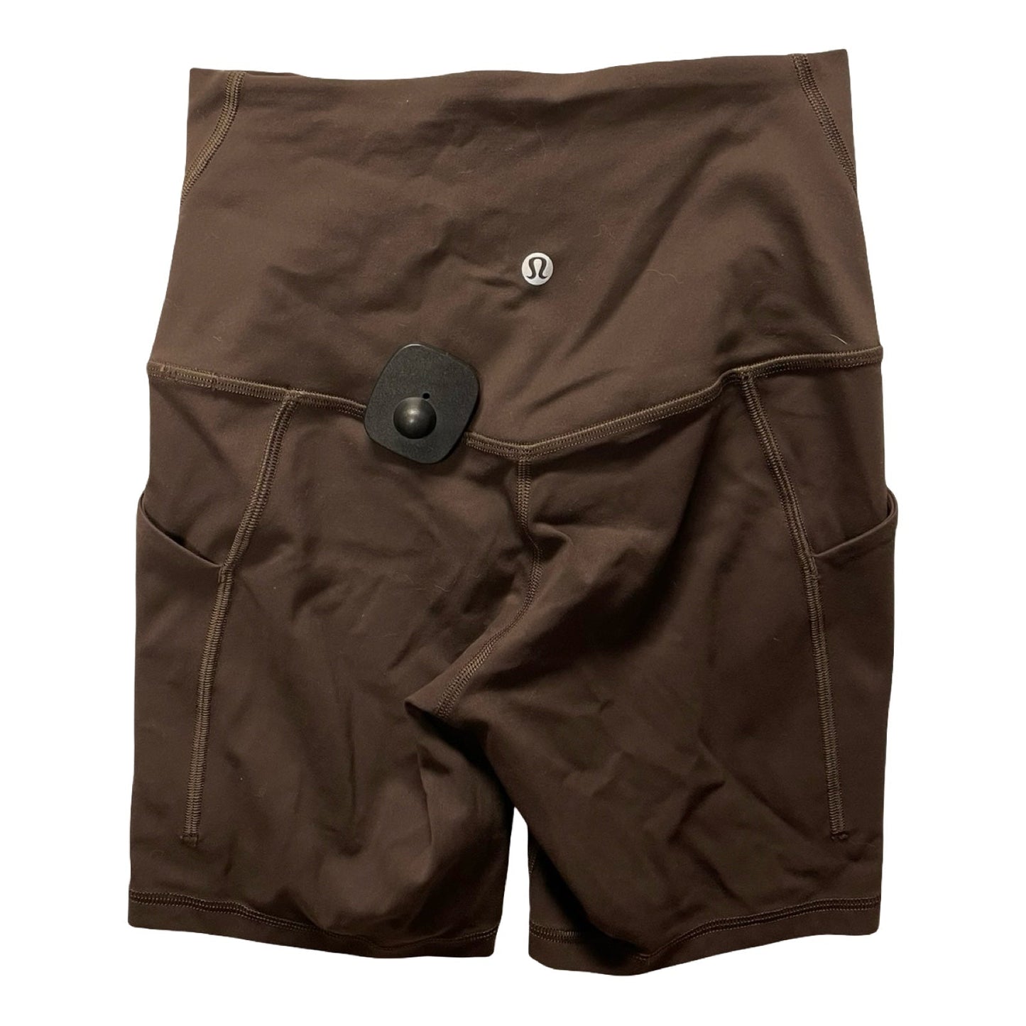 Athletic Shorts By Lululemon In Brown, Size:4