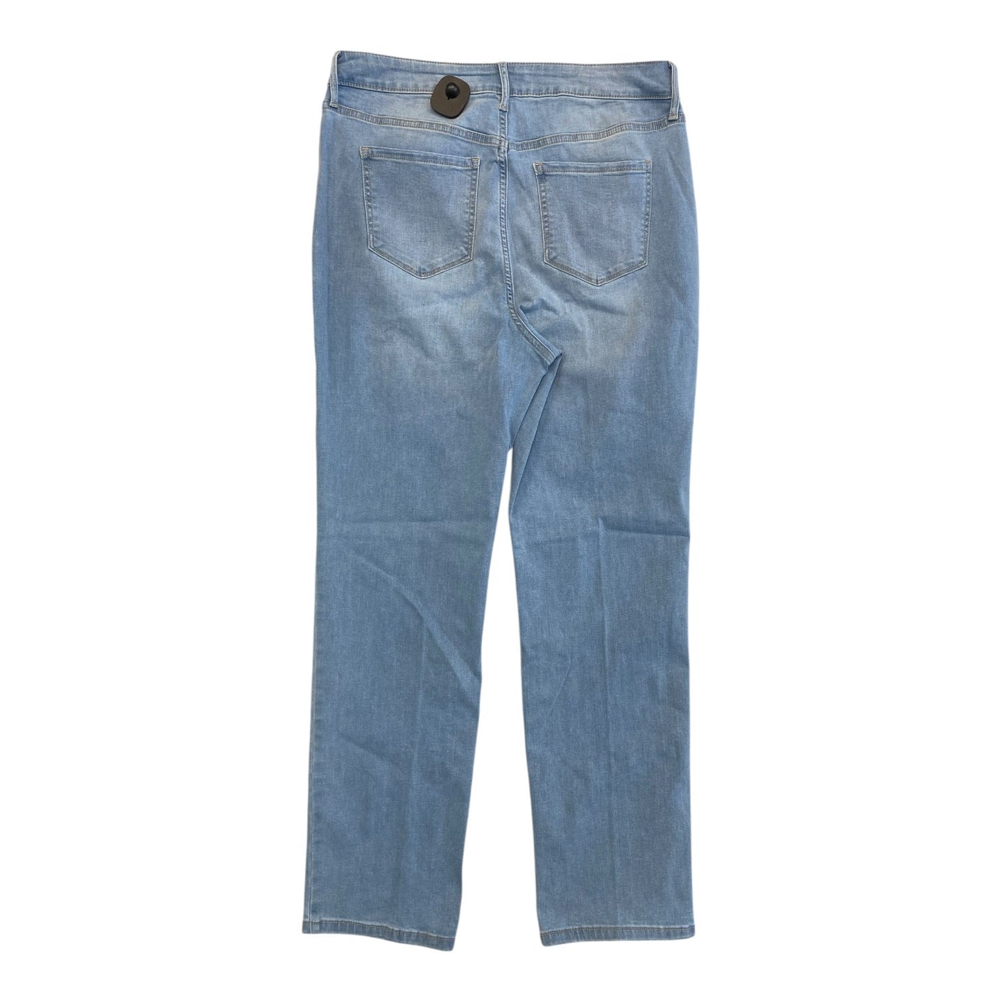 Jeans Straight By Nine West In Blue Denim, Size:12