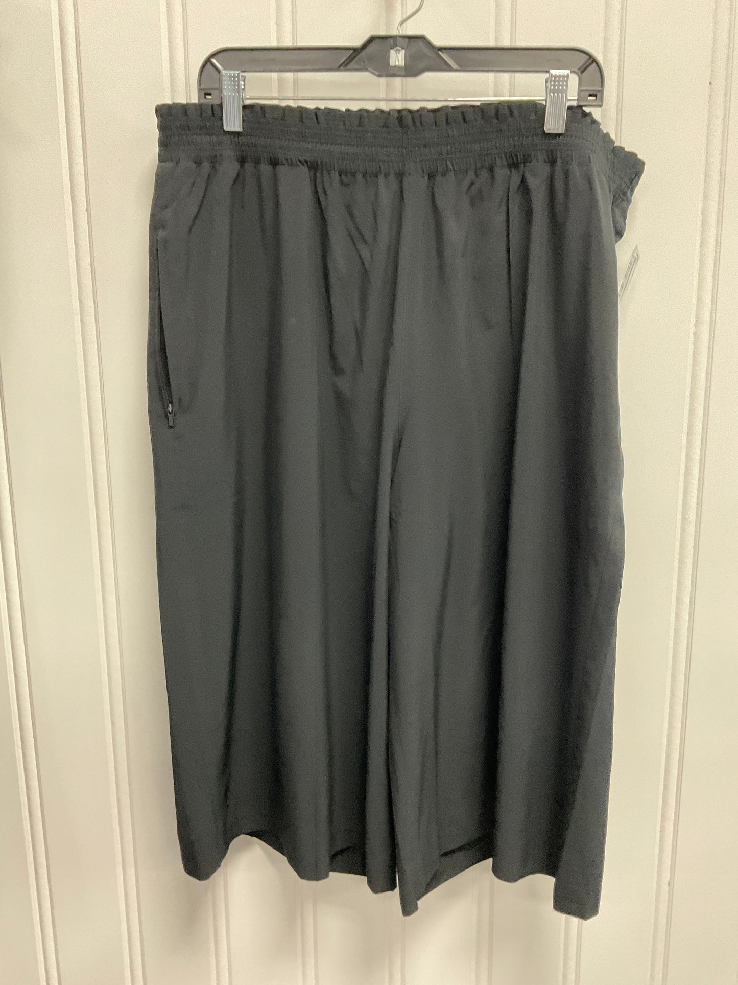 Athletic Capris By Athleta In Black, Size:1X