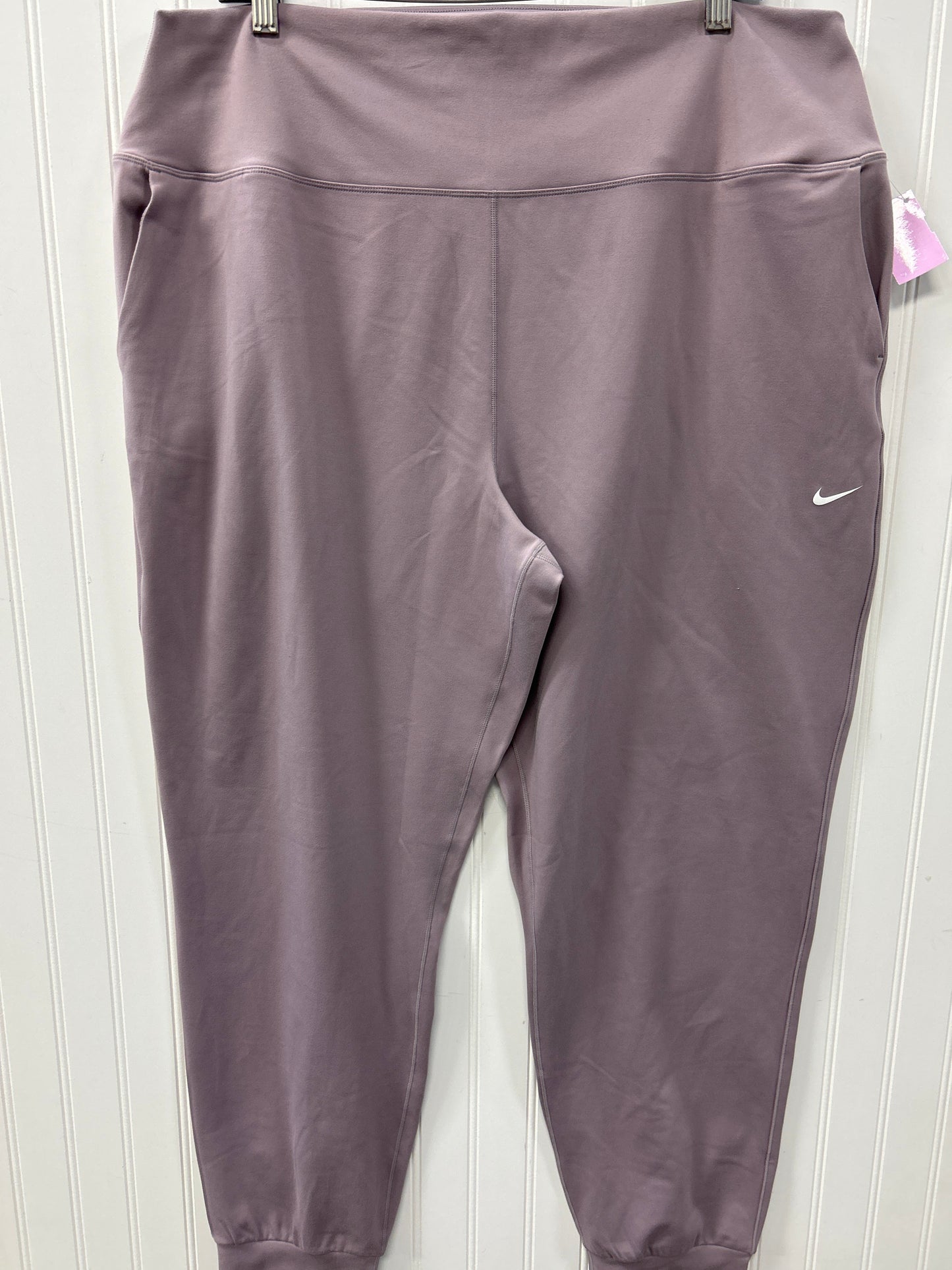 Athletic Pants By Nike Apparel In Purple, Size:Xxl