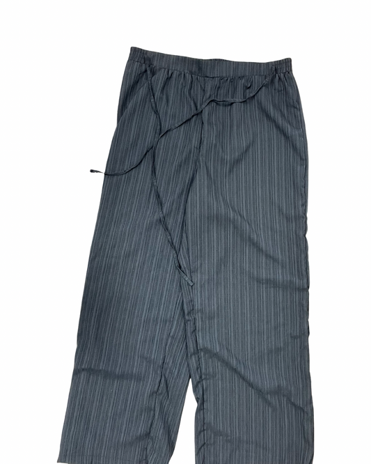 Pants Wide Leg By Shein In Black, Size:Xl