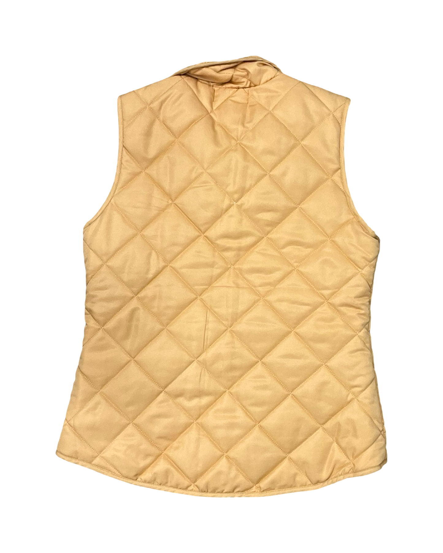 Vest Puffer & Quilted By Filly Flair In Gold, Size:M