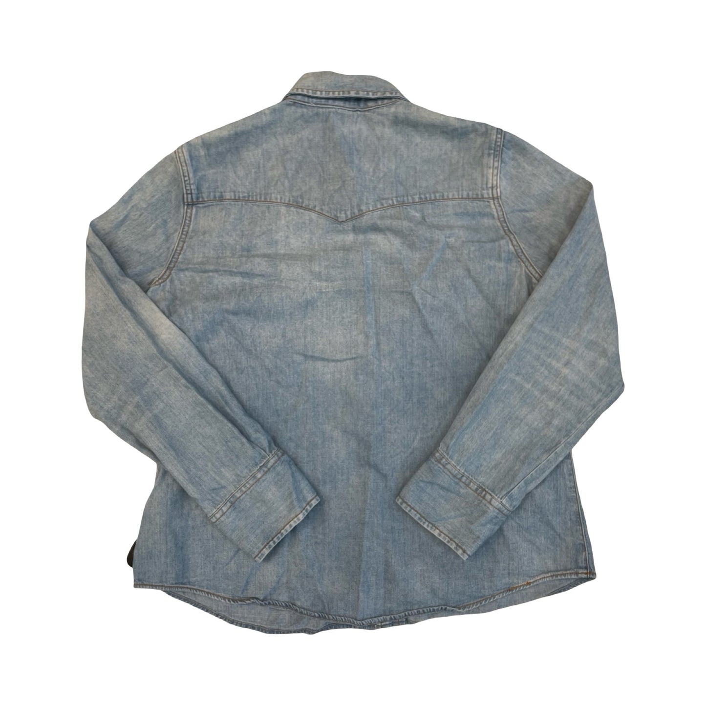 Top Ls By J. Crew In Blue Denim, Size:12