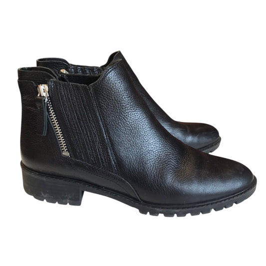 Boots Ankle Flats By Marc Fisher In Black, Size:7