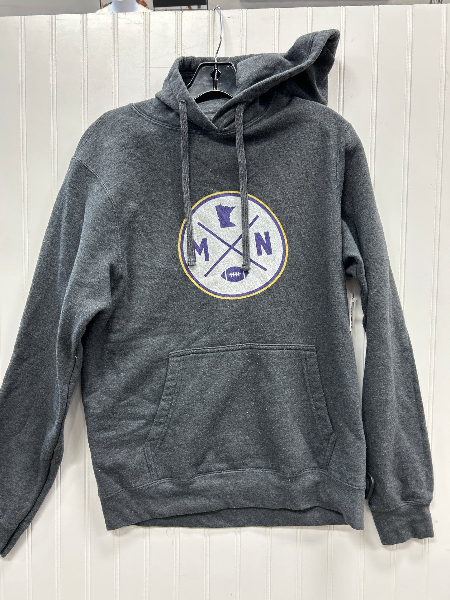 Sweatshirt Hoodie By Port & Company In Grey, Size:S