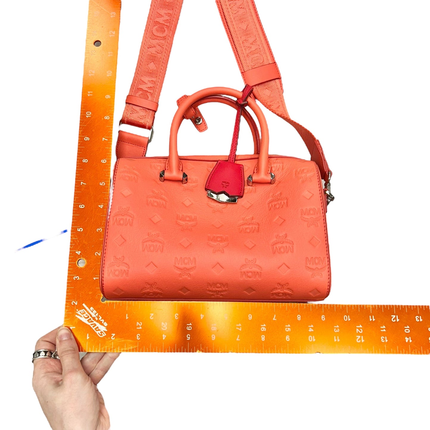 Crossbody Luxury Designer By Mcm, Size: Small